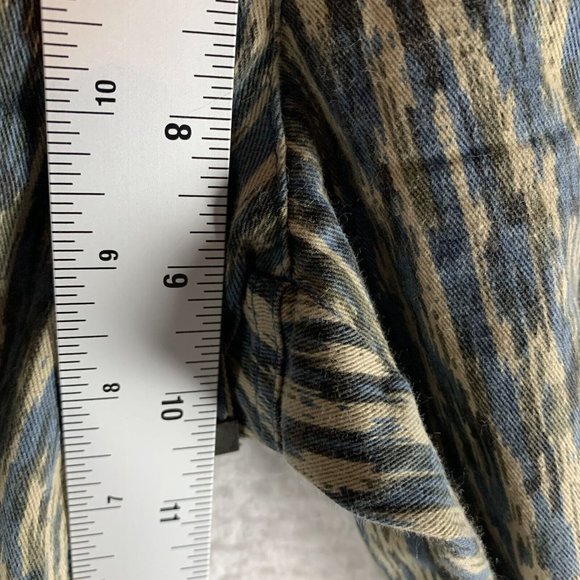 Peruvian Connection Pants‎ Women's 2 Ikat Print Tie Waist Straight Leg 7834 - Picture 6 of 8